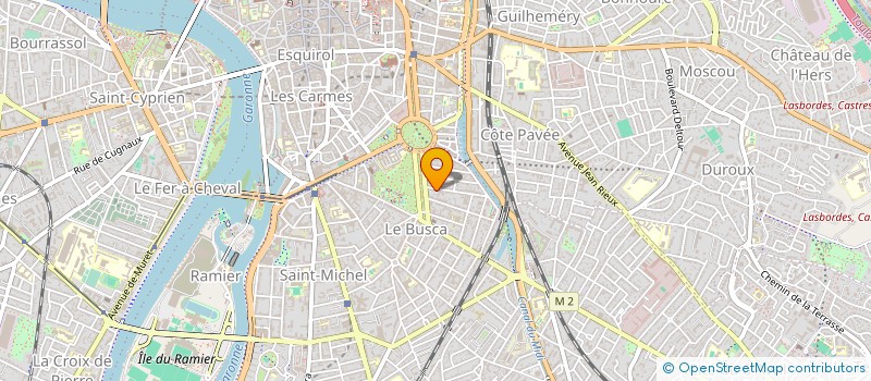 localisation de l'entreprise CEDRES SA à TOULOUSE