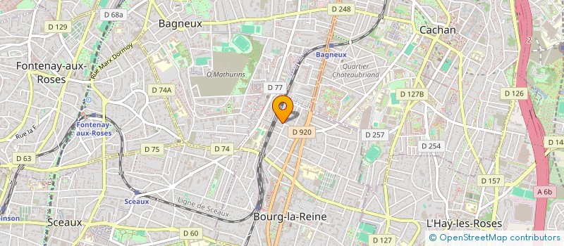 localisation de l'entreprise CEDRES VERRIERES à BOURG-LA-REINE