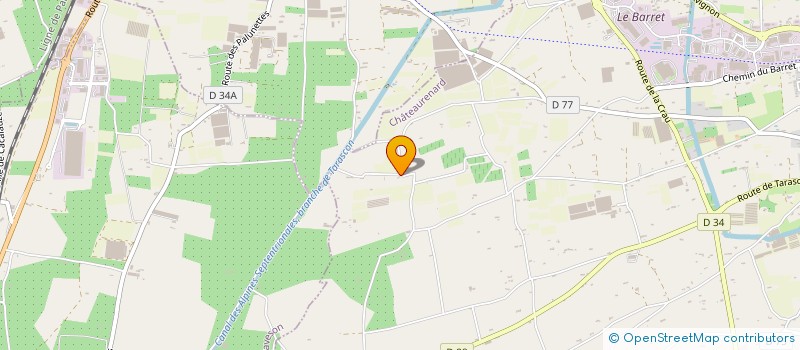 localisation de l'entreprise CEDRIC à CHATEAURENARD
