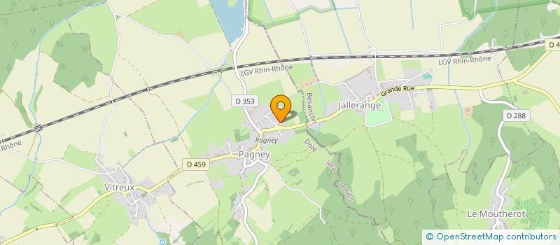 localisation de l'entreprise CEDRIC  PAGNEY