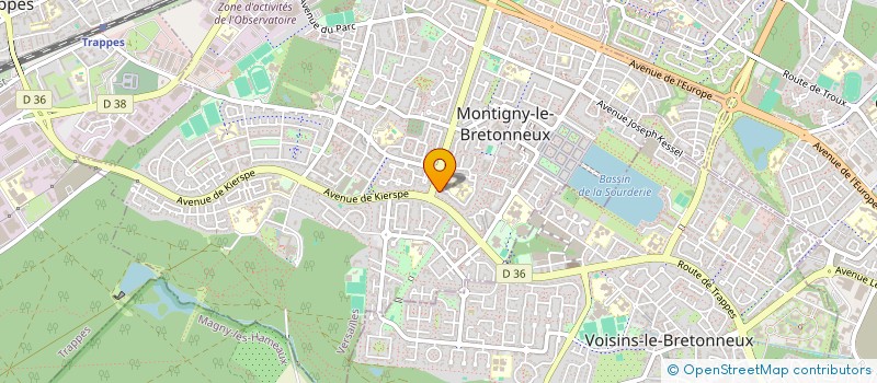 localisation de l'entreprise CEDRIC A LA CUISINE à MONTIGNY-LE-BRETONNEUX