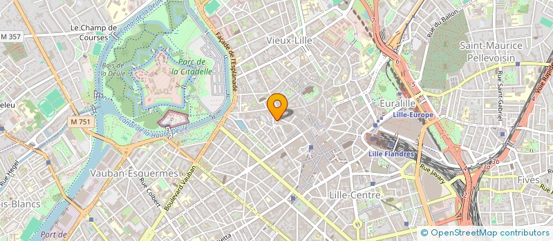 localisation de l'entreprise CEDRIC BACQUEVILLE à LILLE