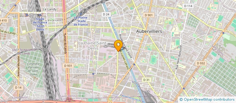 localisation de l'entreprise CEDRIC BAZAR à AUBERVILLIERS