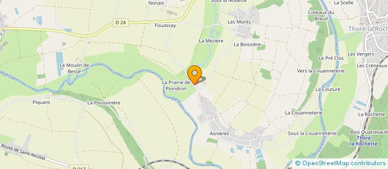 localisation de l'entreprise CEDRIC BLOT AGENCEMENT à LUNAY