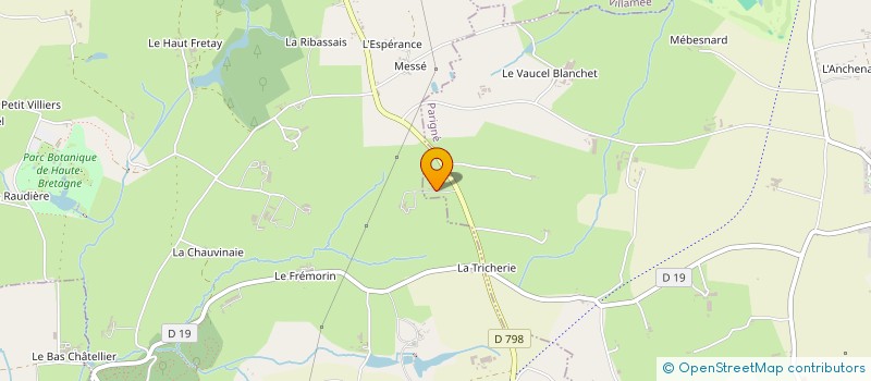 localisation de l'entreprise CEDRIC BOURDET à CONCARNEAU