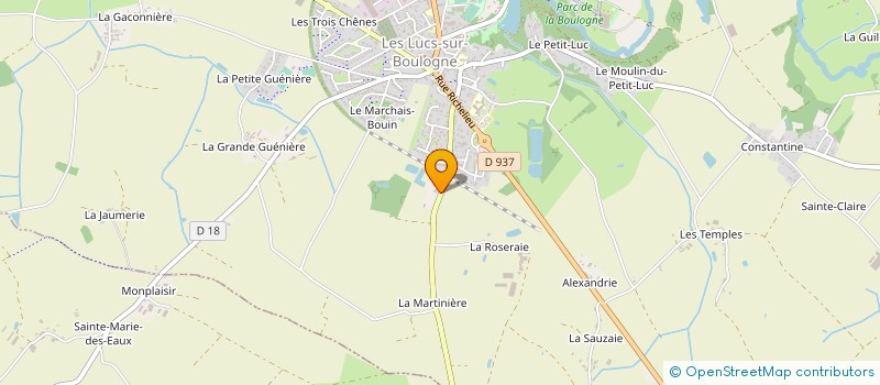 localisation de l'entreprise CEDRIC BRUNELIERE TP  BEAUFOU