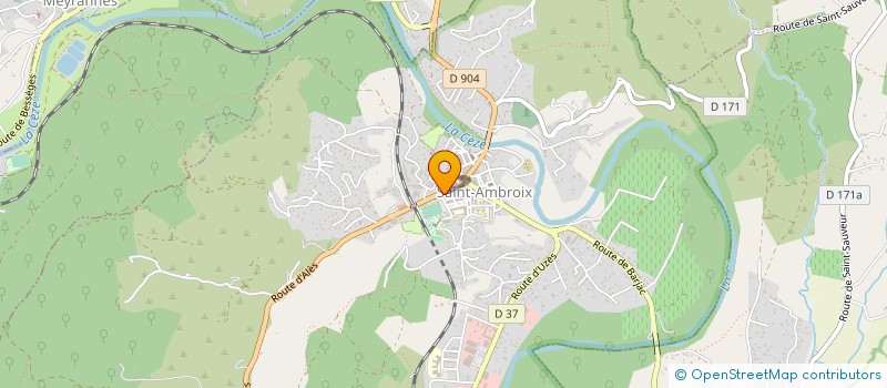 localisation de l'entreprise CEDRIC CHAZAL  SAINT-AMBROIX