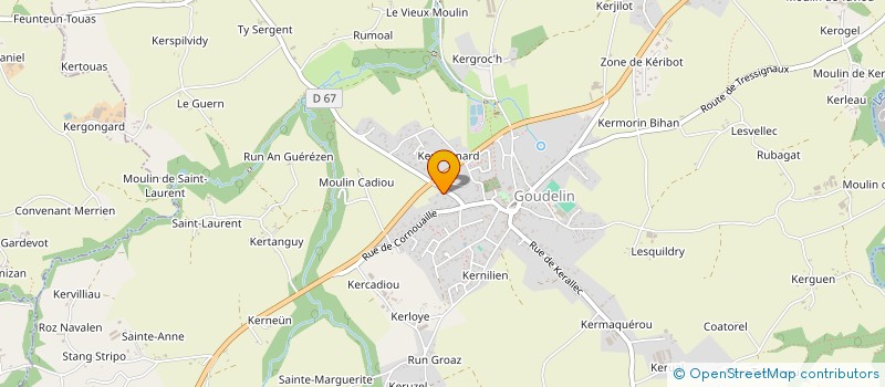 localisation de l'entreprise CEDRIC COUVERTURE  GOUDELIN