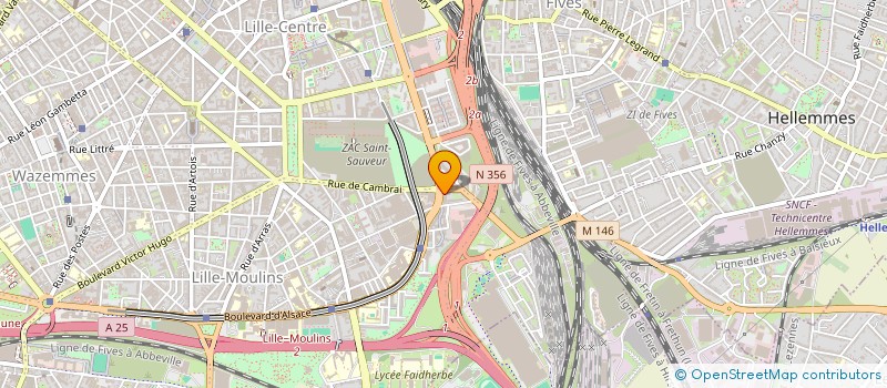 localisation de l'entreprise CEDRIC CROUZET CONSULTING à LILLE
