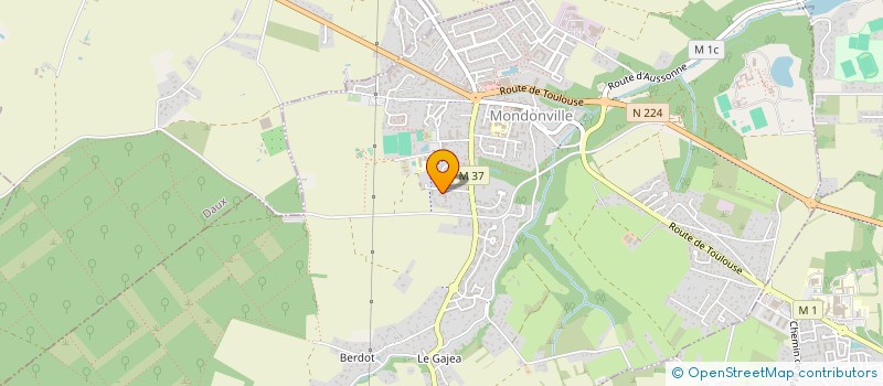 localisation de l'entreprise CEDRIC D LAVERIE  MONDONVILLE