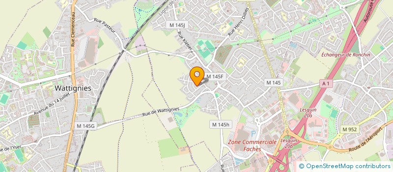 localisation de l'entreprise CEDRIC ET DAPHNE  FACHES-THUMESNIL