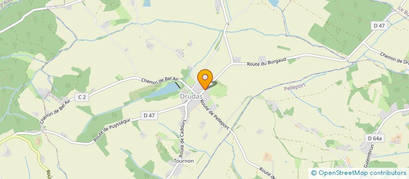 localisation de l'entreprise CEDRIC ET DAVID SERVICE 31  DRUDAS