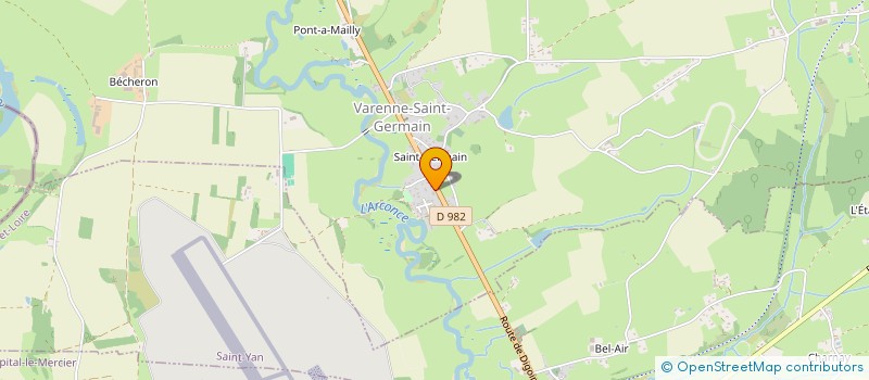 localisation de l'entreprise CEDRIC FERREIRA CONSTRUCTIONS  VARENNE-SAINT-GERMAIN