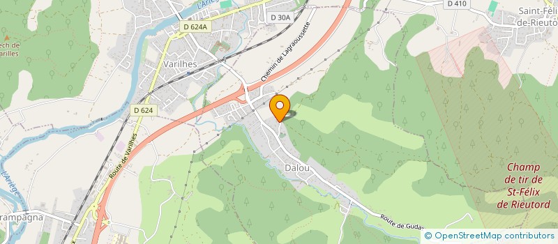 localisation de l'entreprise CEDRIC GILET à DALOU