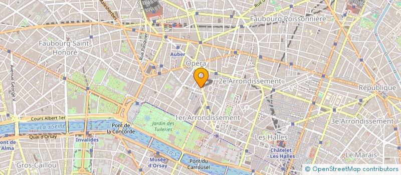 localisation de l'entreprise CEDRIC GROLET OPERA à PARIS