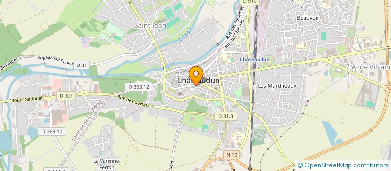 localisation de l'entreprise CEDRIC GUINOIS à CHATEAUDUN