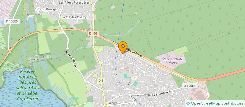 localisation de l'entreprise CEDRIC LAFARGE PLATRERIE  ARES