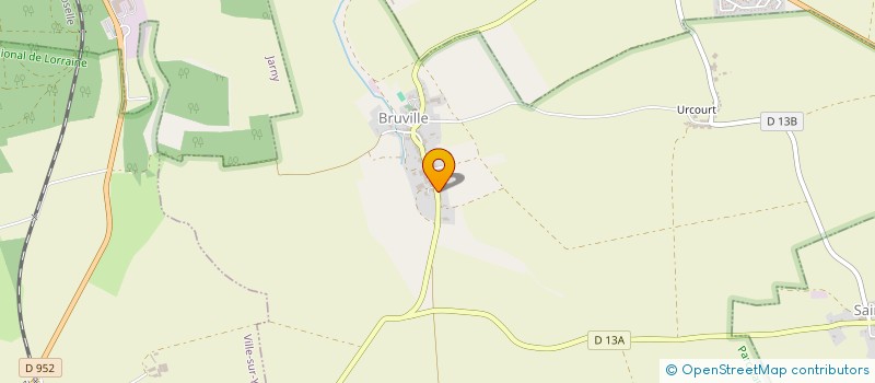 localisation de l'entreprise CEDRIC LONNOY PAYSAGE  BRUVILLE