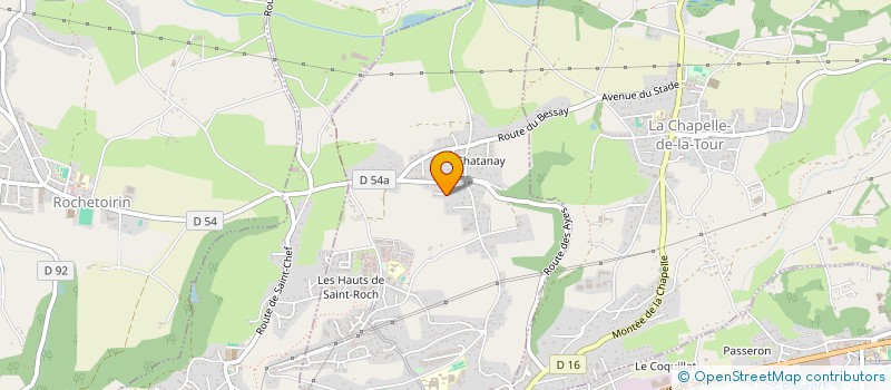 localisation de l'entreprise CEDRIC MENUISERIE  LA TOUR-DU-PIN