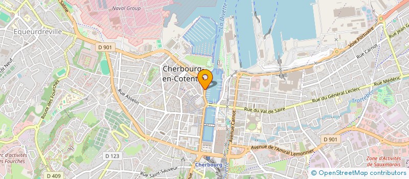 localisation de l'entreprise CEDRIC PARC à CHERBOURG-EN-COTENTIN