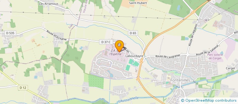 localisation de l'entreprise CEDRIC PAYET BRODERIE  FONTENILLES