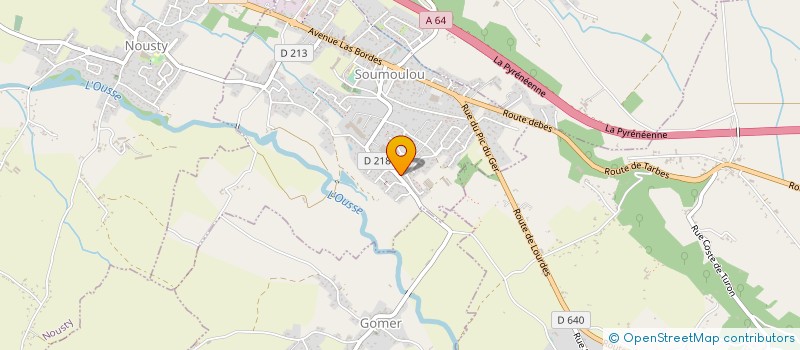 localisation de l'entreprise CEDRIC PEREZ REPARATION AUTOMOBILE  NOUSTY