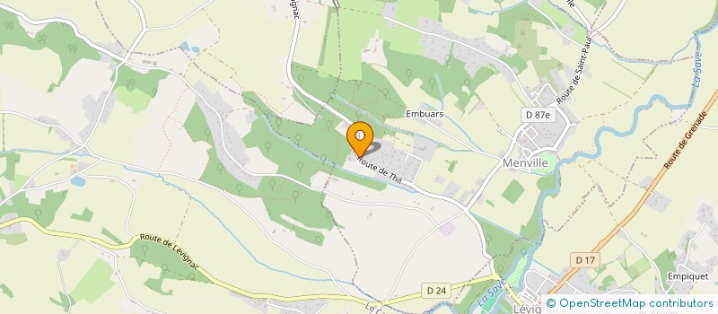 localisation de l'entreprise CEDRIC POIRSON CONSULTING  MENVILLE