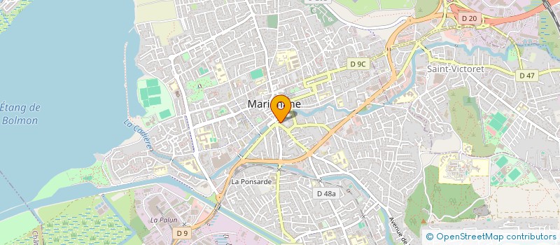 localisation de l'entreprise CEDRIC PREAU SELARL DE GEOMETRES EXPERTS à MARIGNANE