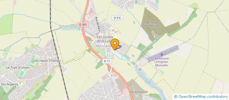 localisation de l'entreprise CEDRIC PRESTATIONS à MOISSELLES
