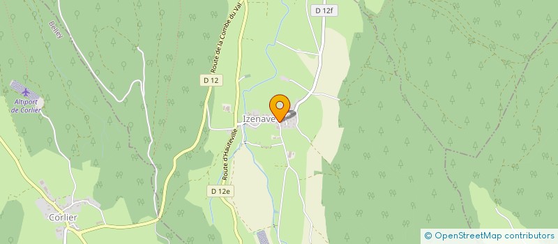 localisation de l'entreprise CEDRIC REYDELLET  IZENAVE