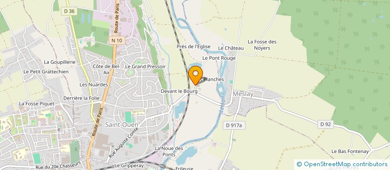 localisation de l'entreprise CEDRIC RIGOREAU à SAINT-OUEN