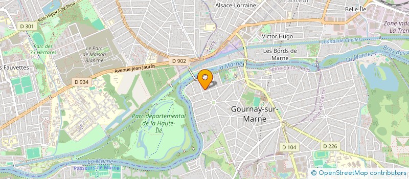 localisation de l'entreprise CEDRIC ROBERT FORMATION  GOURNAY-SUR-MARNE