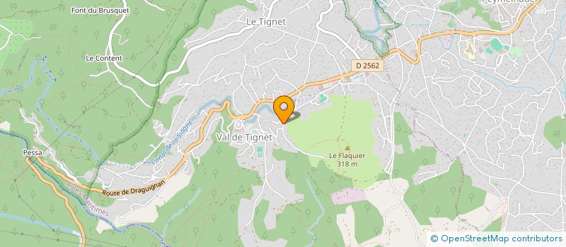 localisation de l'entreprise CEDRIC SERVICES à LE TIGNET