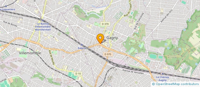 localisation de l'entreprise CEDRIC VERGER CONSULTING  GAGNY