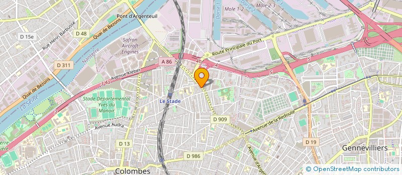 localisation de l'entreprise CEDRICHAUF à COLOMBES