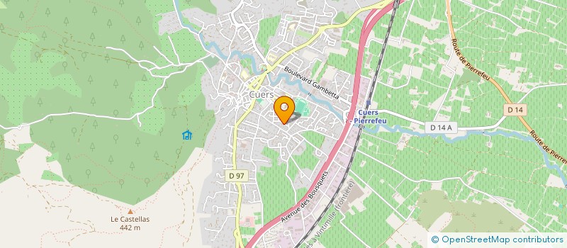 localisation de l'entreprise CEDRICOBAC  CUERS