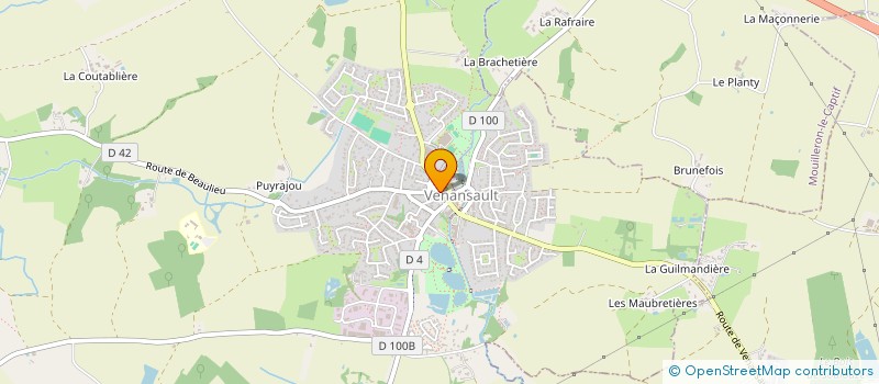 localisation de l'entreprise CEDRIELLE  VENANSAULT