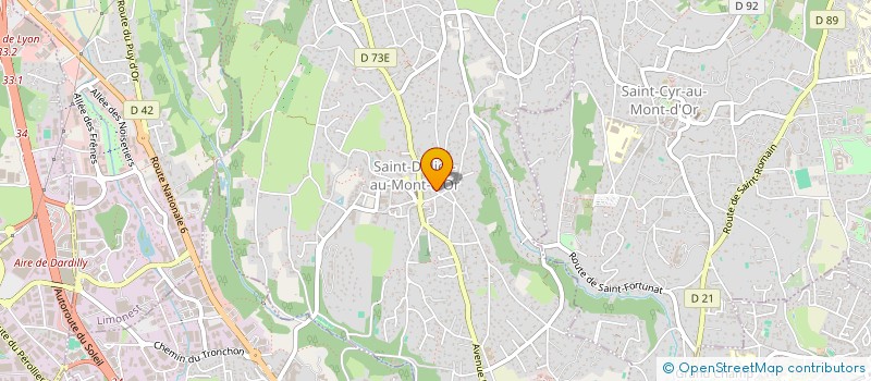 localisation de l'entreprise CEDRINA  SAINT-DIDIER-AU-MONT-D'OR