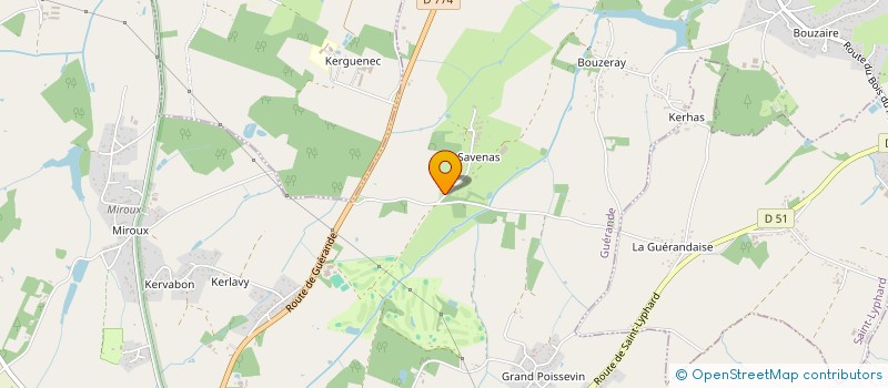 localisation de l'entreprise CEDRINA IMMO  GUERANDE