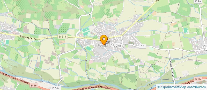 localisation de l'entreprise CEDROSA IMMO  PEZILLA-LA-RIVIERE