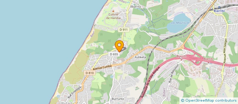 localisation de l'entreprise CEDROSAN à BIDART