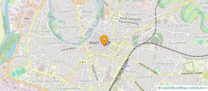 localisation de l'entreprise CEDRUS  NIORT