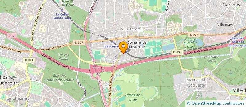 localisation de l'entreprise CEDRUS EXPERTISE & CONSEILS  MARNES-LA-COQUETTE