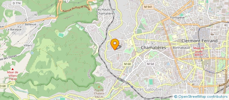 localisation de l'entreprise CEDRUS LIBANI  CHAMALIERES