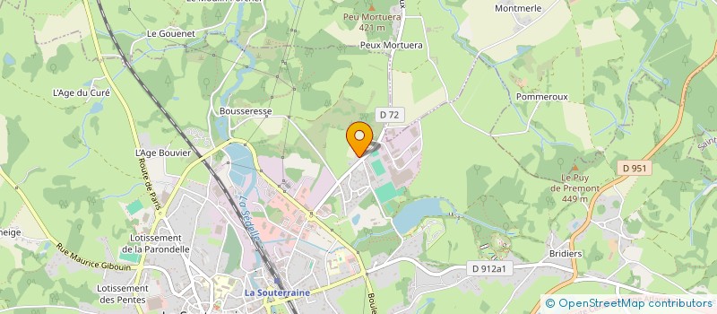 localisation de l'entreprise CEDRUS LIBANI à LA SOUTERRAINE