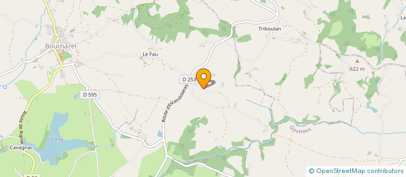 localisation de l'entreprise CEDSAB  BOURNAZEL