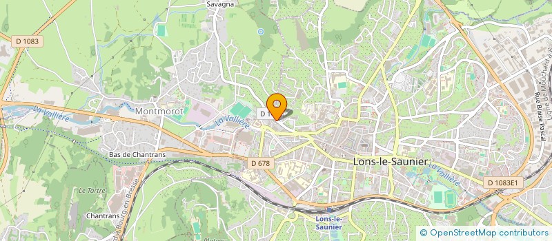localisation de l'entreprise CEDUBOIS INNOV COMMERCIALIS à LONS-LE-SAUNIER