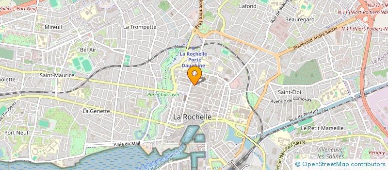 localisation de l'entreprise CEDWOOD à LA ROCHELLE