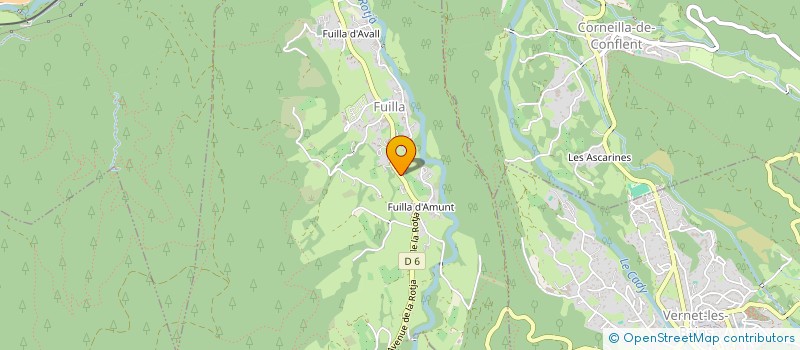 localisation de l'entreprise CEDY  FUILLA