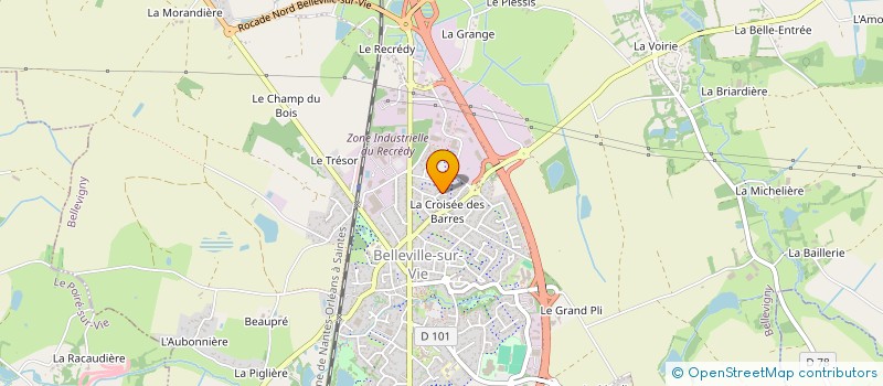 localisation de l'entreprise CEDY  LE POIRE-SUR-VIE